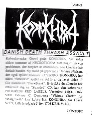 KONKHRA: Danish Death Thrash Legends