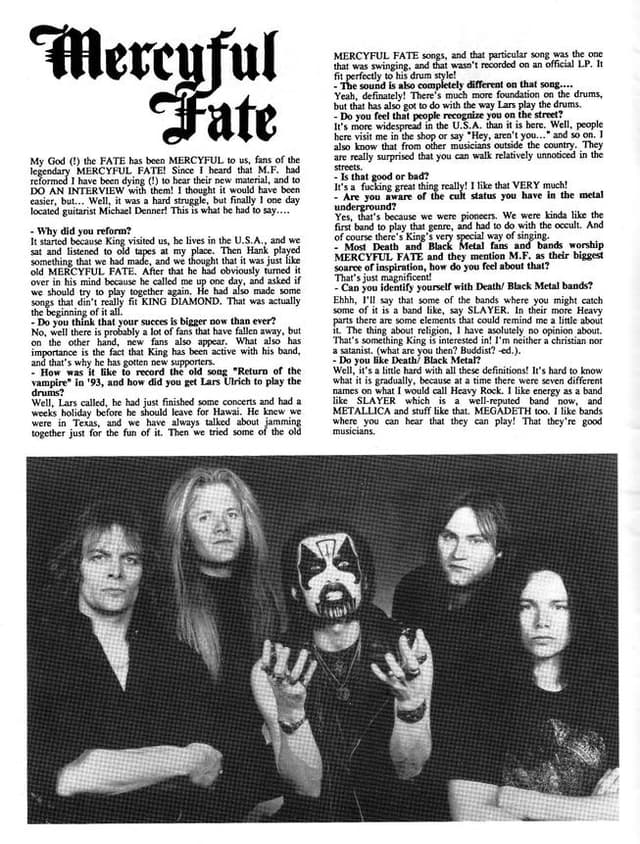 The Return of Mercyful Fate: An Interview with Michael Denner